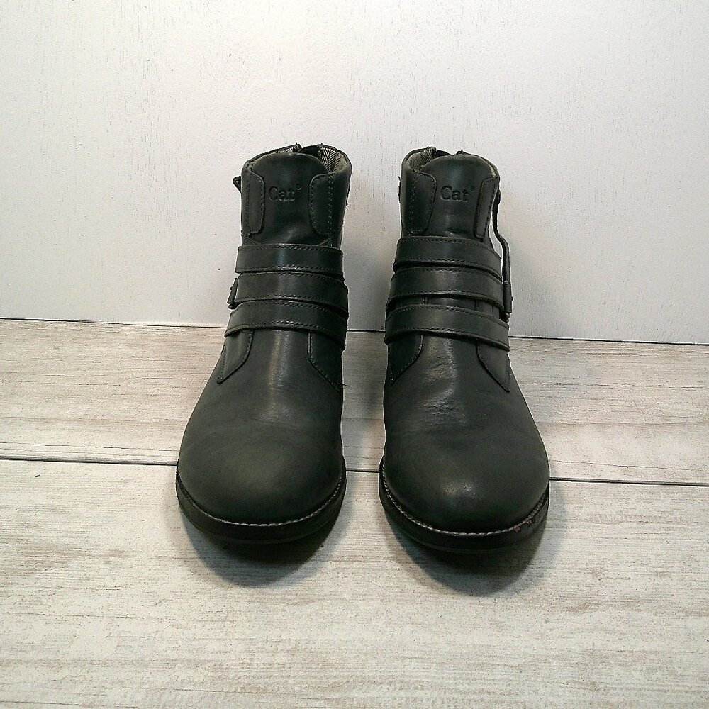Cat Footwear Women's Vivienne Gray Size 8 Side Buckle boots, Western, - Picture 5 of 10